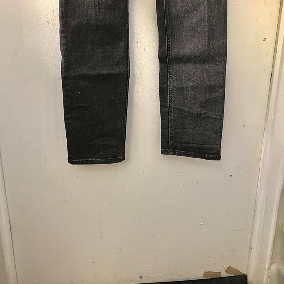 Express Grey Stretched Denim Perfect Jeans - Size 16L - Picture 5 of 7